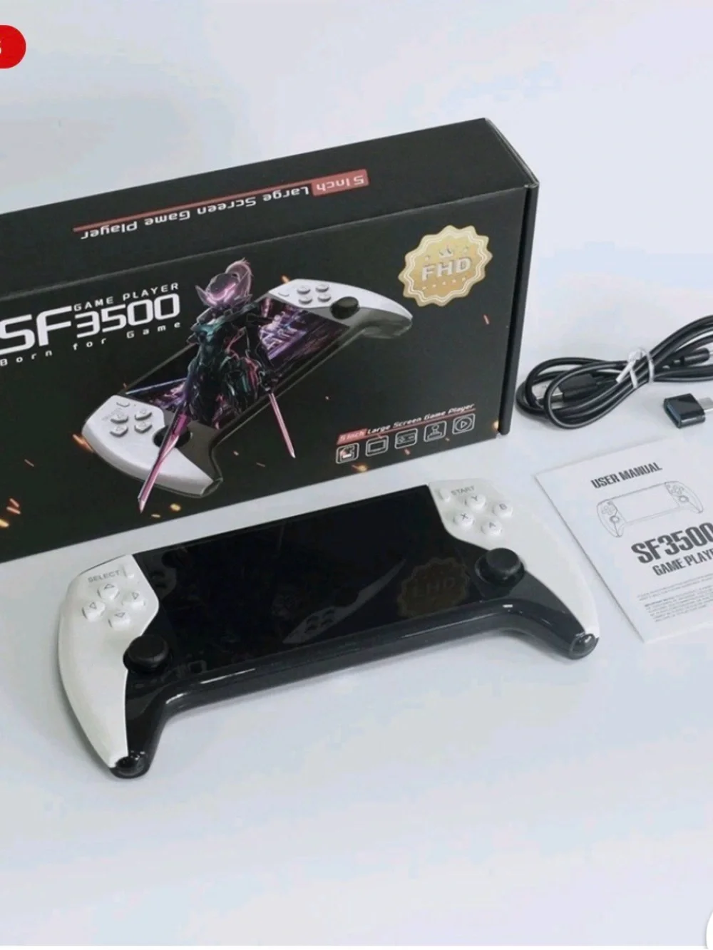 Retro Handheld Gaming Console - SF3500 - FHD Portable Video Game Player